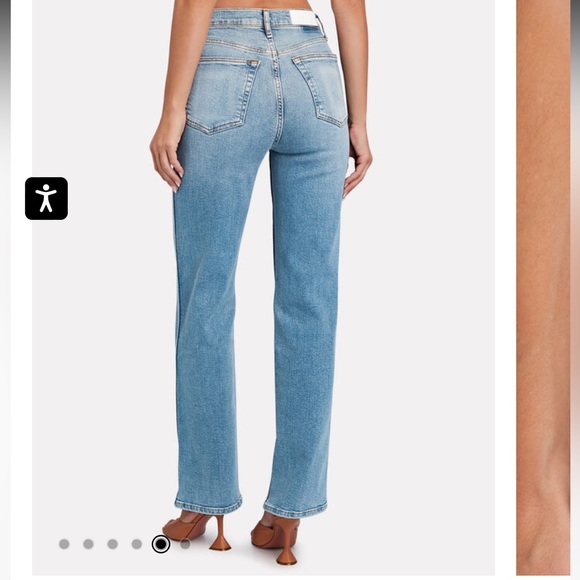 RE/DONE 90s High-Rise Loose Straight-Leg Jeans 26 - Picture 6 of 11